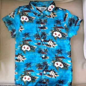 Tropical Blue Hawaiian Shirt